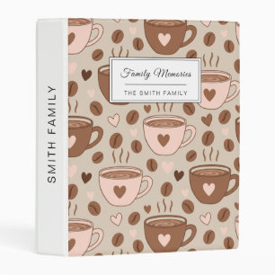 Cozy Coffee Cup Pattern (11) Mini Binder