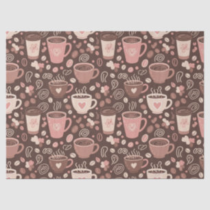 Cozy Coffee Cup Pattern (2) Tissue Paper