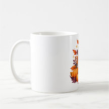 Cozy Coffee Ghost Pumpkin Halloween Mug