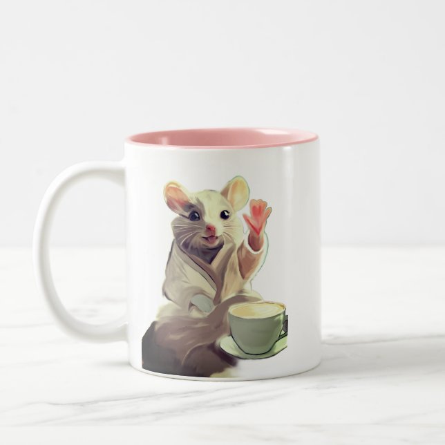 Cozy Coffee Mouse mug (Left)
