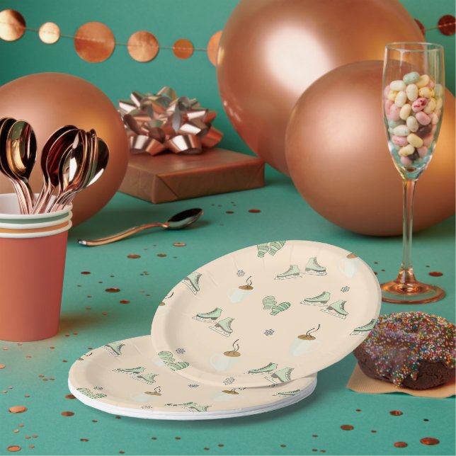Cozy Coffee Paper Plates (Multi)
