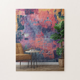 Cozy Colorful Wall Puzzle – Modern Calm Interior
