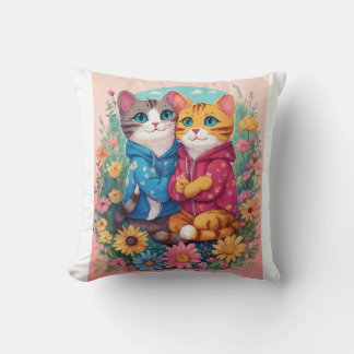 "Cozy Companions: Purr-fect Pillow Pals"