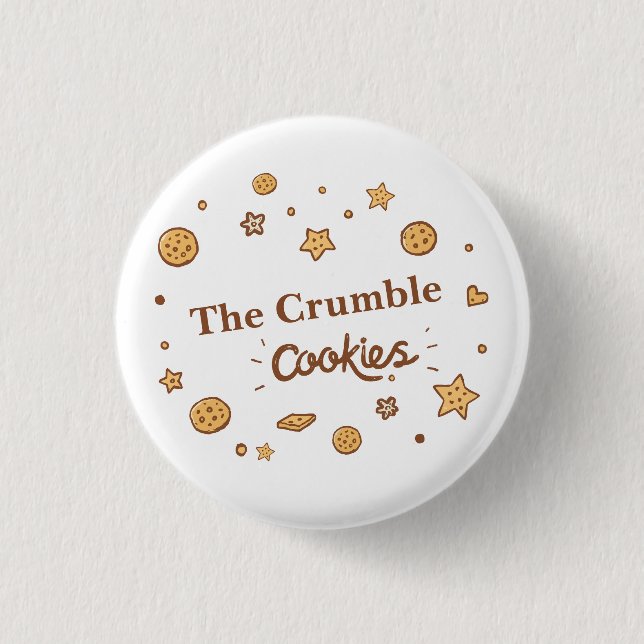 Cozy Cookie Delights Button (Front)