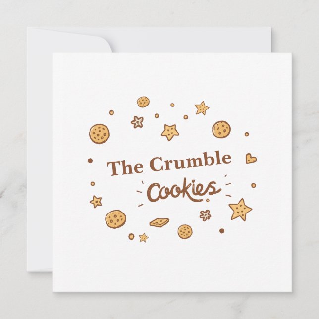 Cozy Cookie Delights  Invitation (Front)