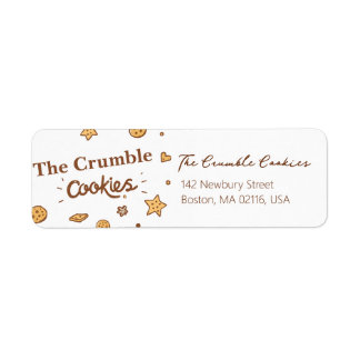 Cozy Cookie Delights Label