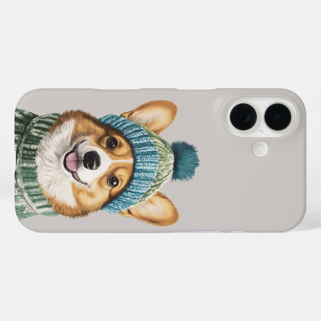 Cozy Corgi in Winter Gear Case-Mate iPhone Case | Zazzle Cozy Corgi in Winter Gear Case-Mate iPhone Case | Zazzle