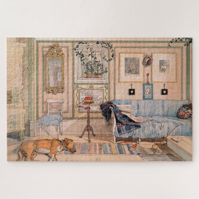 Cozy Corner by Carl Larsson Jigsaw Puzzle (Horizontal)