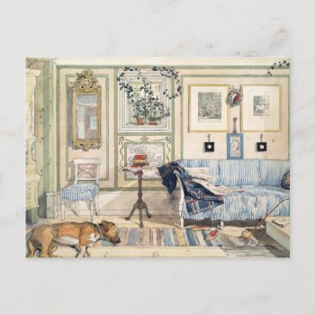 Cozy Corner By Carl Larsson Postcard by colorfulworld at Zazzle