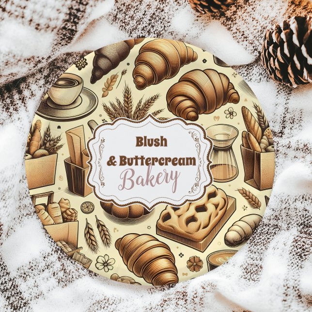 Cozy Cottage Baking Paper Plates (Creator Uploaded)