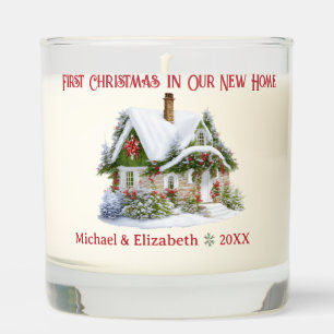 Cozy Cottage First Christmas New Home Scented Candle