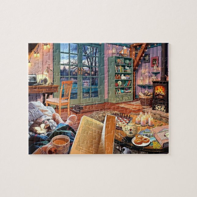 Cozy Cottage Jigsaw Puzzle (Horizontal)