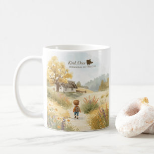 Cozy Cottage Path Coffee Mug – Kind_Ones Whimsical