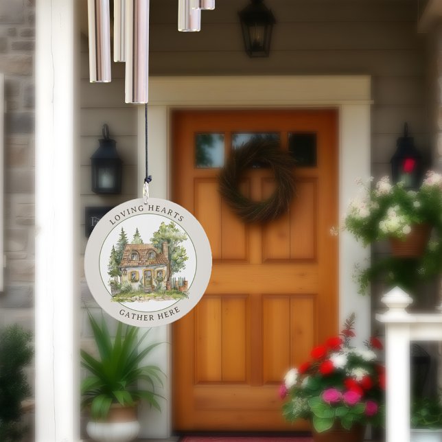 Cozy Cottage with Quote Housewarming  Wind Chime (Creator Uploaded)