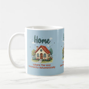 Cozy Cottagecore Home Whimsical House Art Coffee Mug