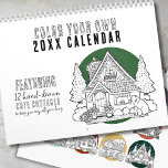 Cozy Cottages Color Your Own Cottagecore 2025 Calendar<br><div class="desc">Immerse yourself in the cottage core charm of this hand drawn color-your-own calendar, showcasing 12 cozy cottages adorned with endearing hand-drawn line art. Each month unveils a sweet scene featuring adorable animals and a cute, cozy cottage house. What sets this calendar apart is the opportunity to color-your-own calendar, offering a...</div>