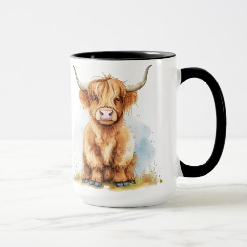Cozy Country Charm Highland Cow Mug