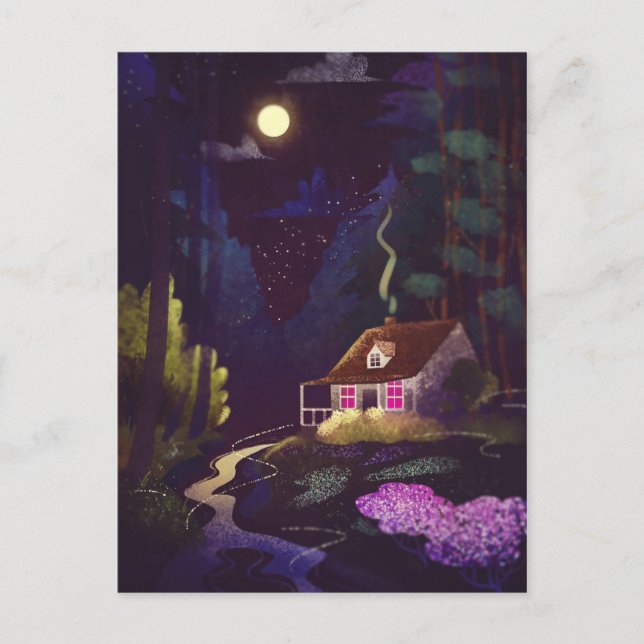 Cozy Country House Postcard (Front)