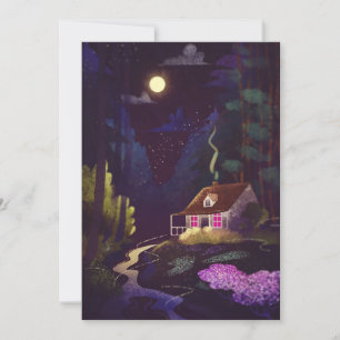 Cozy Country House Postcard