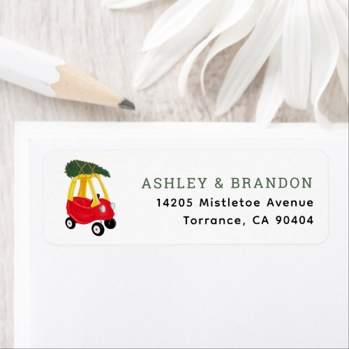 Cozy Coupe Kids Holiday Party Return Address Label