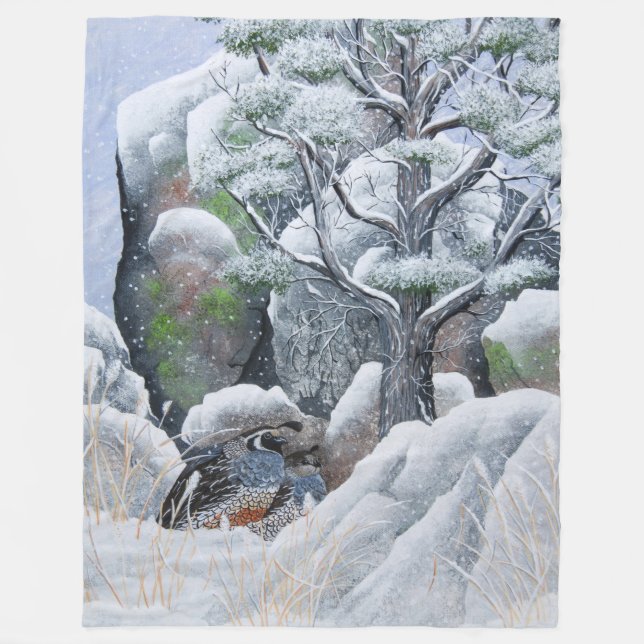 Cozy Couple Fleece Blanket (Front)