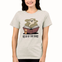 Cozy Cream Gothic Book Ghost
