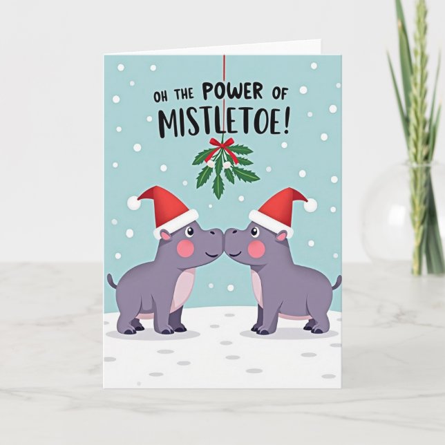 Cozy Creature Holiday Card (Front)