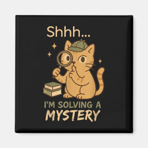 Cozy Crime Club Mystery Reader Bookish Sleuth Gift Magnet