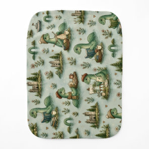Cozy Cryptids Nessie Loch Ness Monster hobbies  Baby Burp Cloth