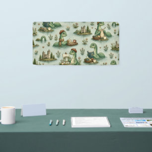 Cozy Cryptids Nessie Loch Ness Monster hobbies  Banner