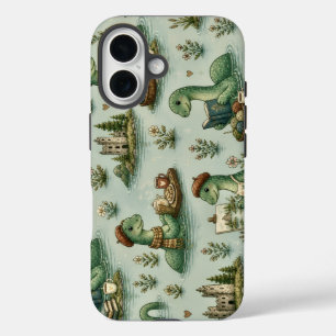 Cozy Cryptids Nessie Loch Ness Monster hobbies iPhone 16 Case