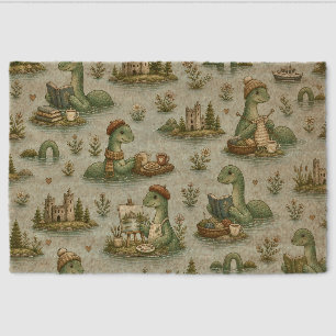 Cozy Cryptids Nessie Loch Ness Monster hobbies  Fiber Doormat