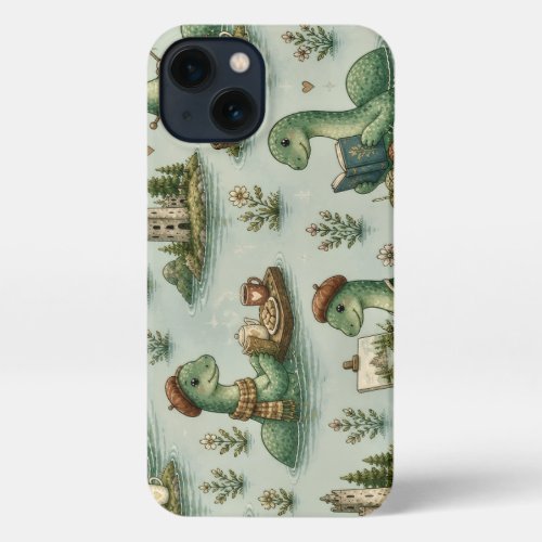 Cozy Cryptids Nessie Loch Ness Monster hobbies  iPhone 13 Case