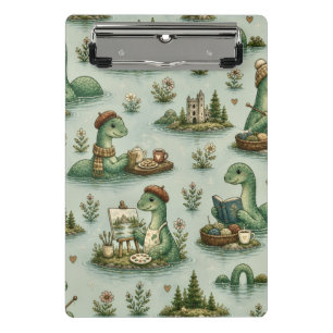 Cozy Cryptids Nessie Loch Ness Monster hobbies  Mini Clipboard