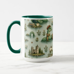 Cozy Cryptids Nessie Loch Ness Monster hobbies Mug