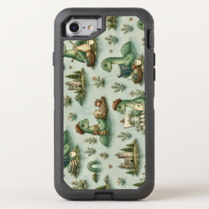 Cozy Cryptids Nessie Loch Ness Monster hobbies OtterBox Defender iPhone SE/8/7 Case