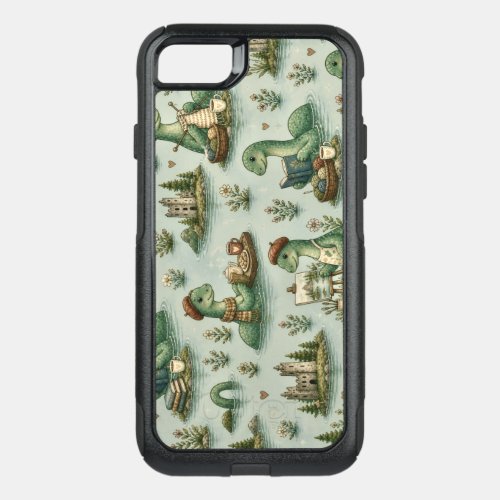 Cozy Cryptids Nessie Loch Ness Monster hobbies  OtterBox Commuter iPhone SE/8/7 Case
