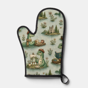 Cozy Cryptids Nessie Loch Ness Monster hobbies Oven Mitt