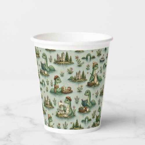 Cozy Cryptids Nessie Loch Ness Monster hobbies  Paper Cups