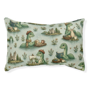 Cozy Cryptids Nessie Loch Ness Monster hobbies  Pet Bed