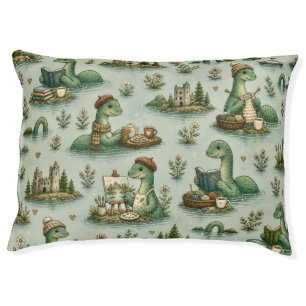 Cozy Cryptids Nessie Loch Ness Monster hobbies Pet Bed