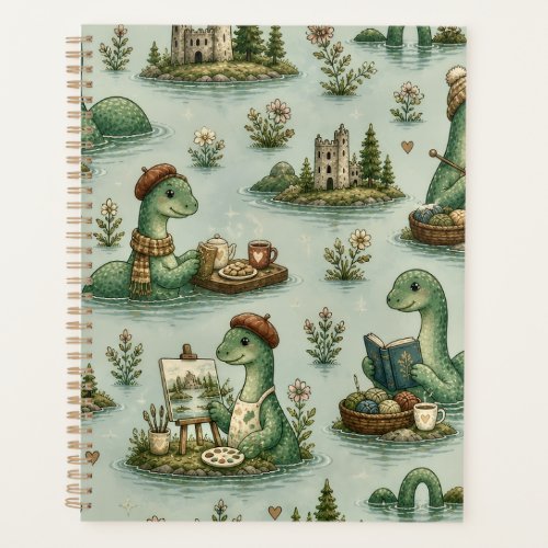 Cozy Cryptids Nessie Loch Ness Monster hobbies  Planner