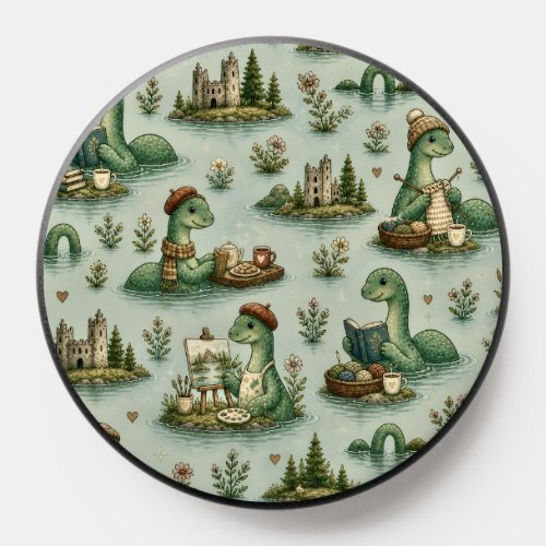 Cozy Cryptids Nessie Loch Ness Monster hobbies  PopSocket