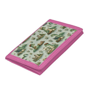 Cozy Cryptids Nessie Loch Ness Monster hobbies Tri-fold Wallet