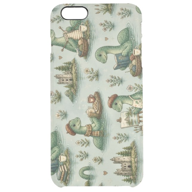 Cozy Cryptids Nessie Loch Ness Monster hobbies  Uncommon iPhone Case (Back)