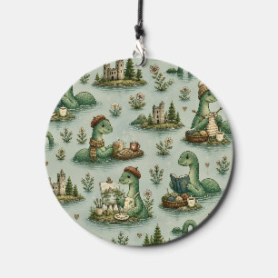 Cozy Cryptids Nessie Loch Ness Monster hobbies Wind Chime