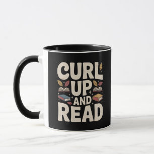 Cozy Curl Up and Read Vintage Mug