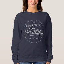 Cozy Currently Reading Navy Sweatshirt Cozy Currently Reading Navy Sweatshirt