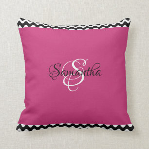 Cozy & Customized Magenta Color - Throw Pillow
