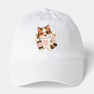 Cozy Cute Calico Cat Bride to be Hat